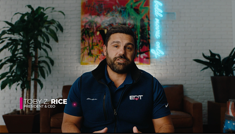 Screenstill from Interview with EQT President Toby Rice