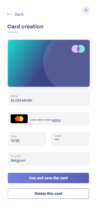 Card creation app image