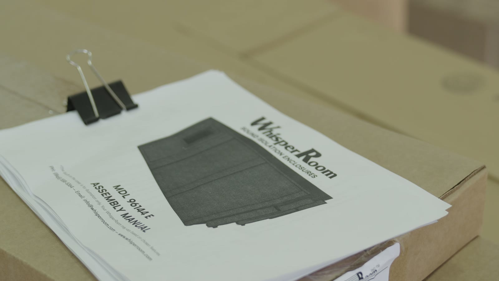 The MDL 96144 E assembly manual