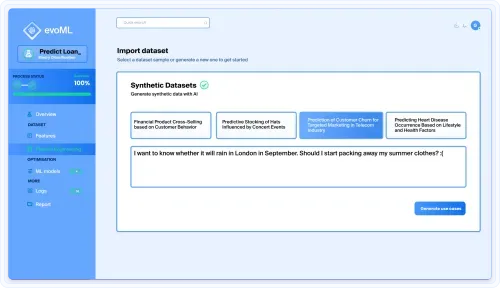 3. Quick Prototyping with Synthetic Data Generation