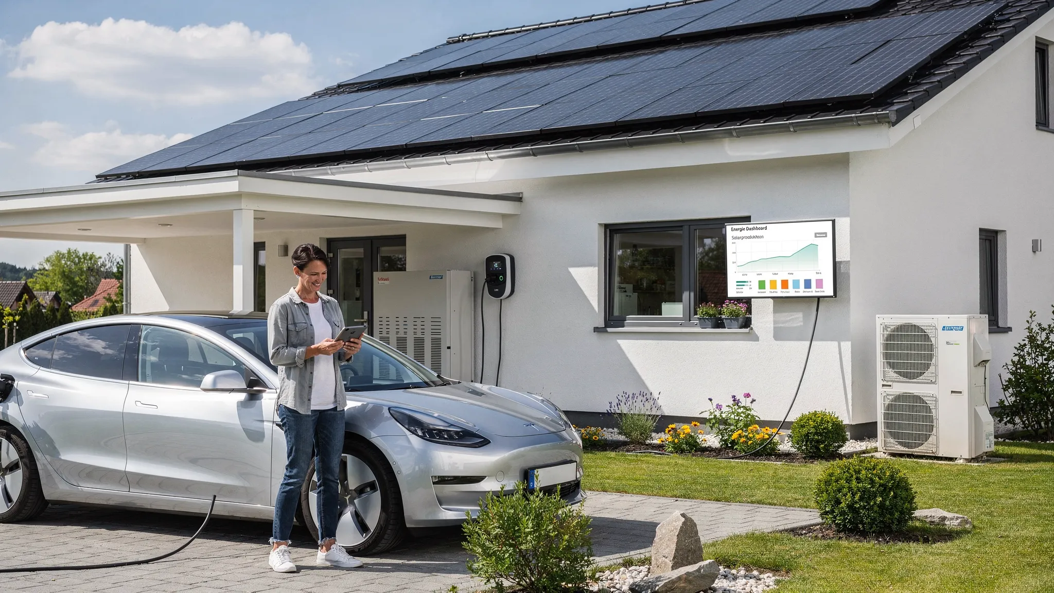 Smartphone mit Smart Home App