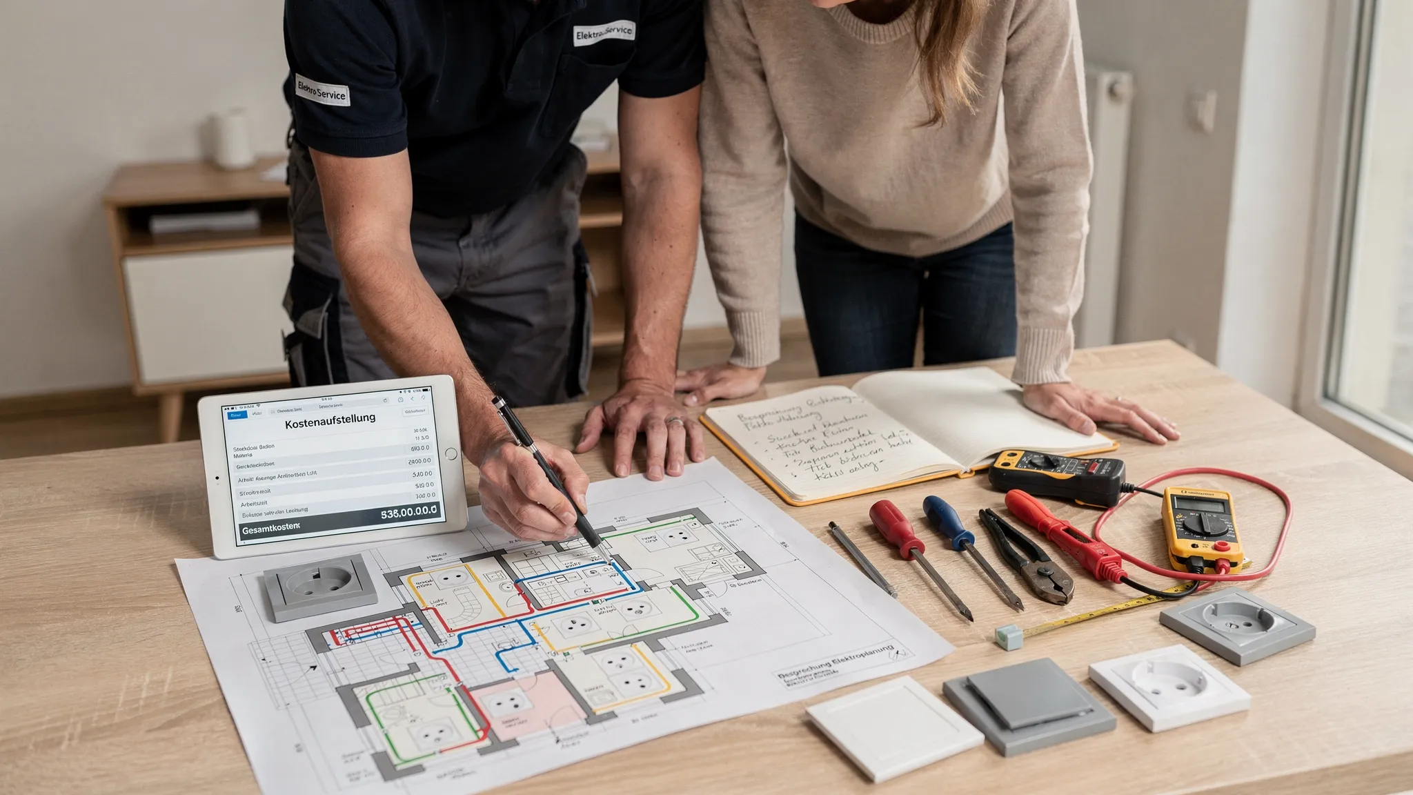 Elektroarbeiten Kosten: So kalkulieren Hausbesitzer richtig
