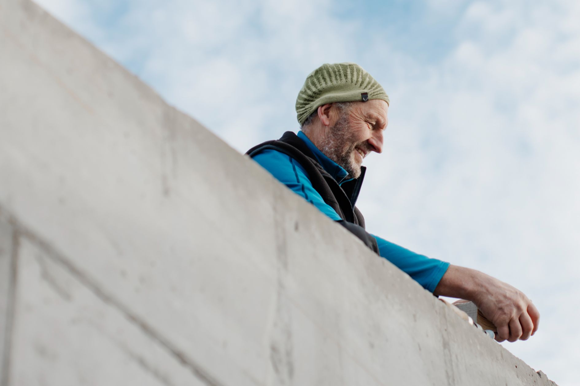 Handwerker auf der Baustelle