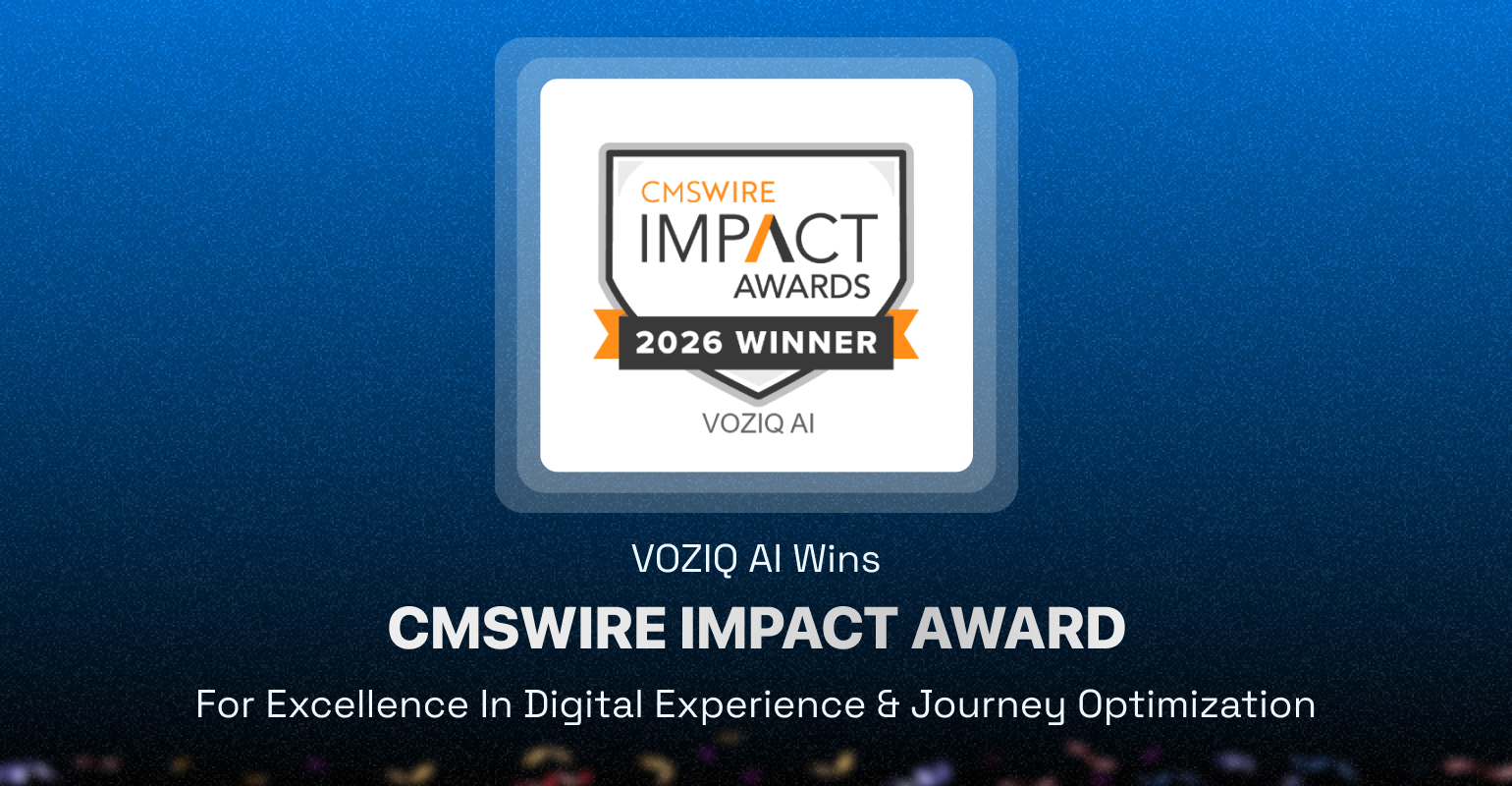 VOZIQ AI Wins Silver in CMSWire's 2026 IMPACT Award