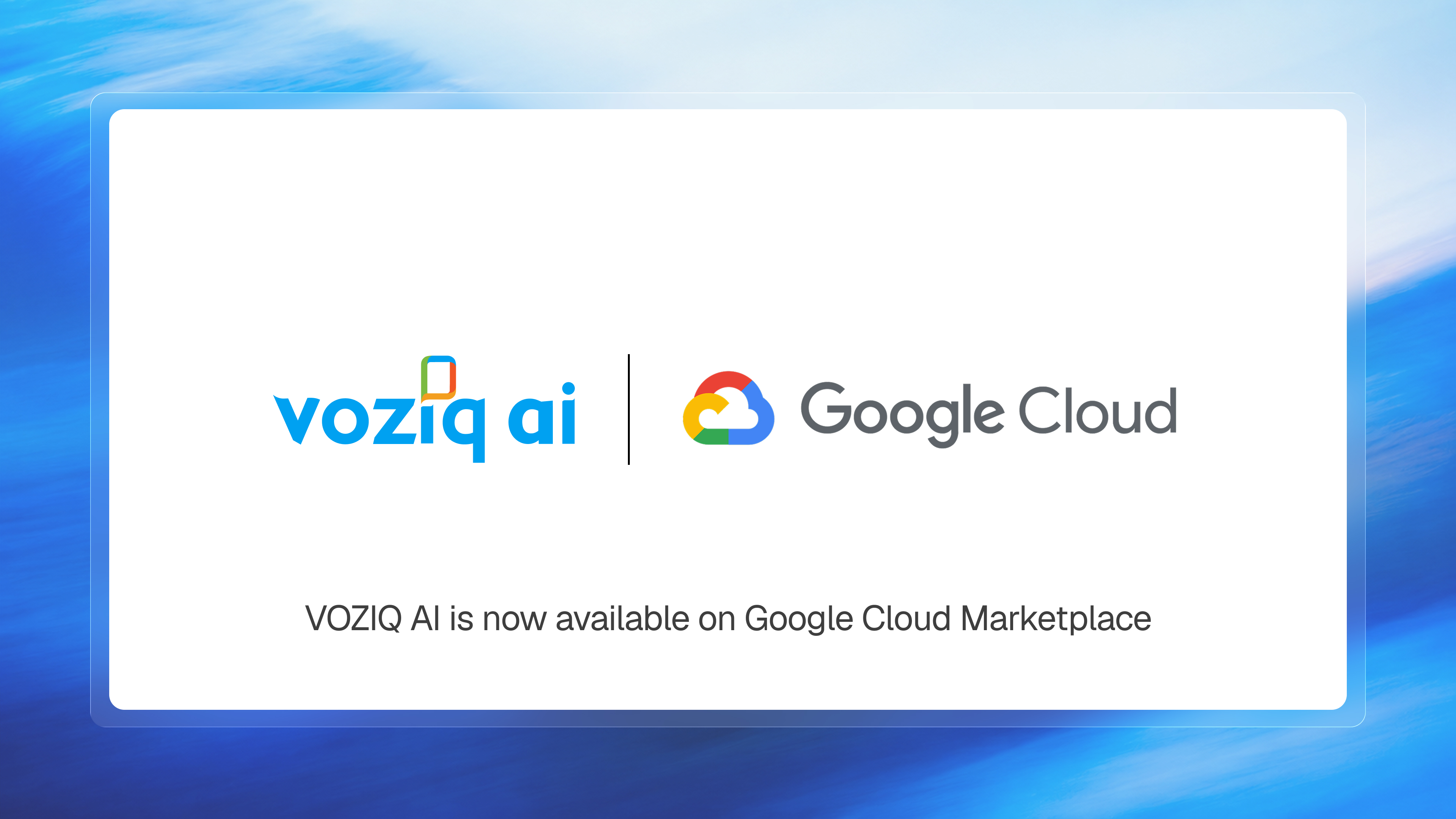 VOZIQ AI Launches Predictive Subscriber Churn Reduction Solution on Google Cloud Marketplace 
