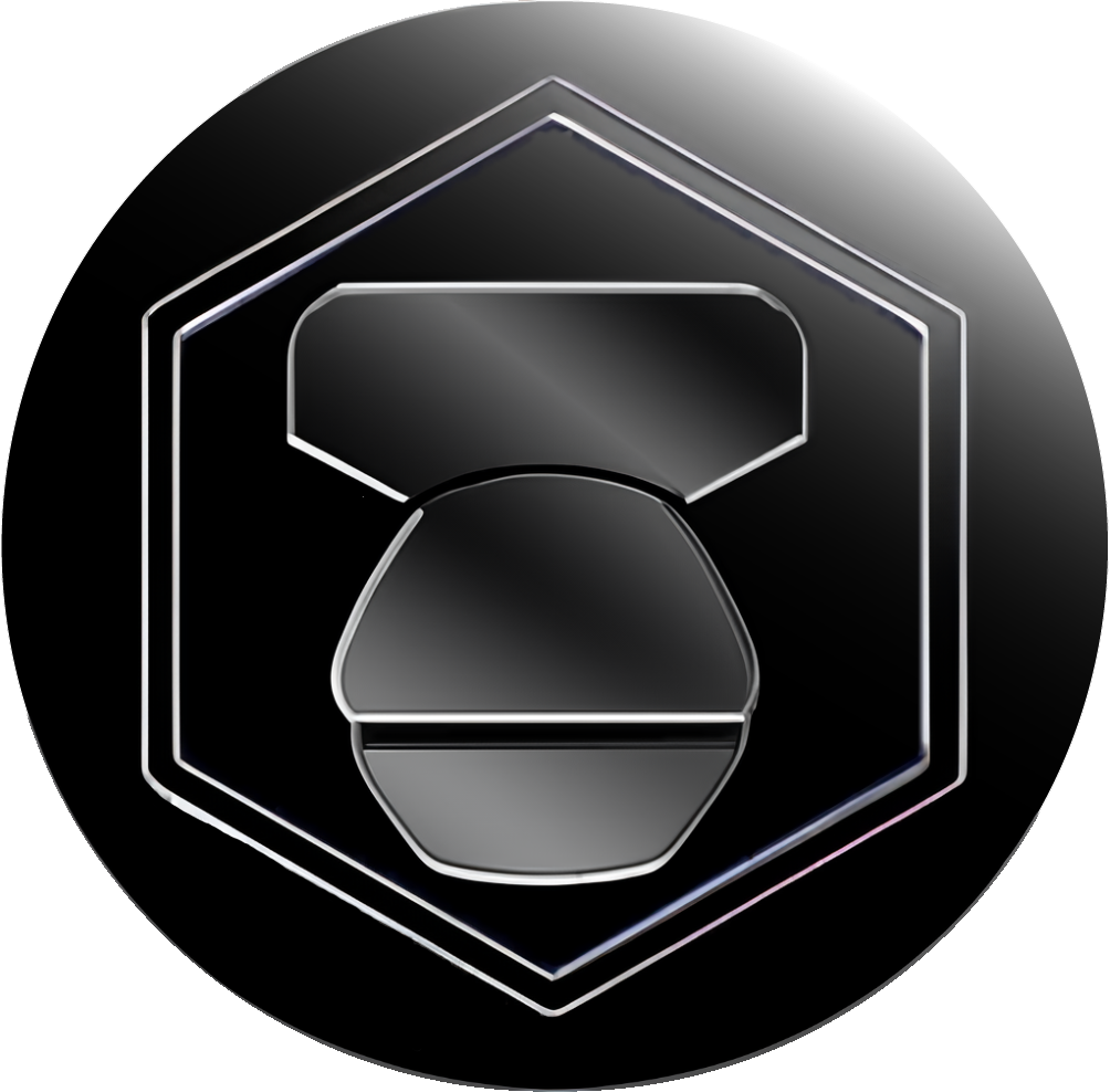 Black circle logo
