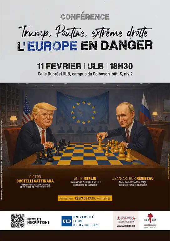 SOLD OUT | Trump, Poutine, extrême droite: l’Europe en danger (liste d’attente)