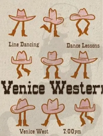 "Venice Western" LINE DANCING at The Venice West