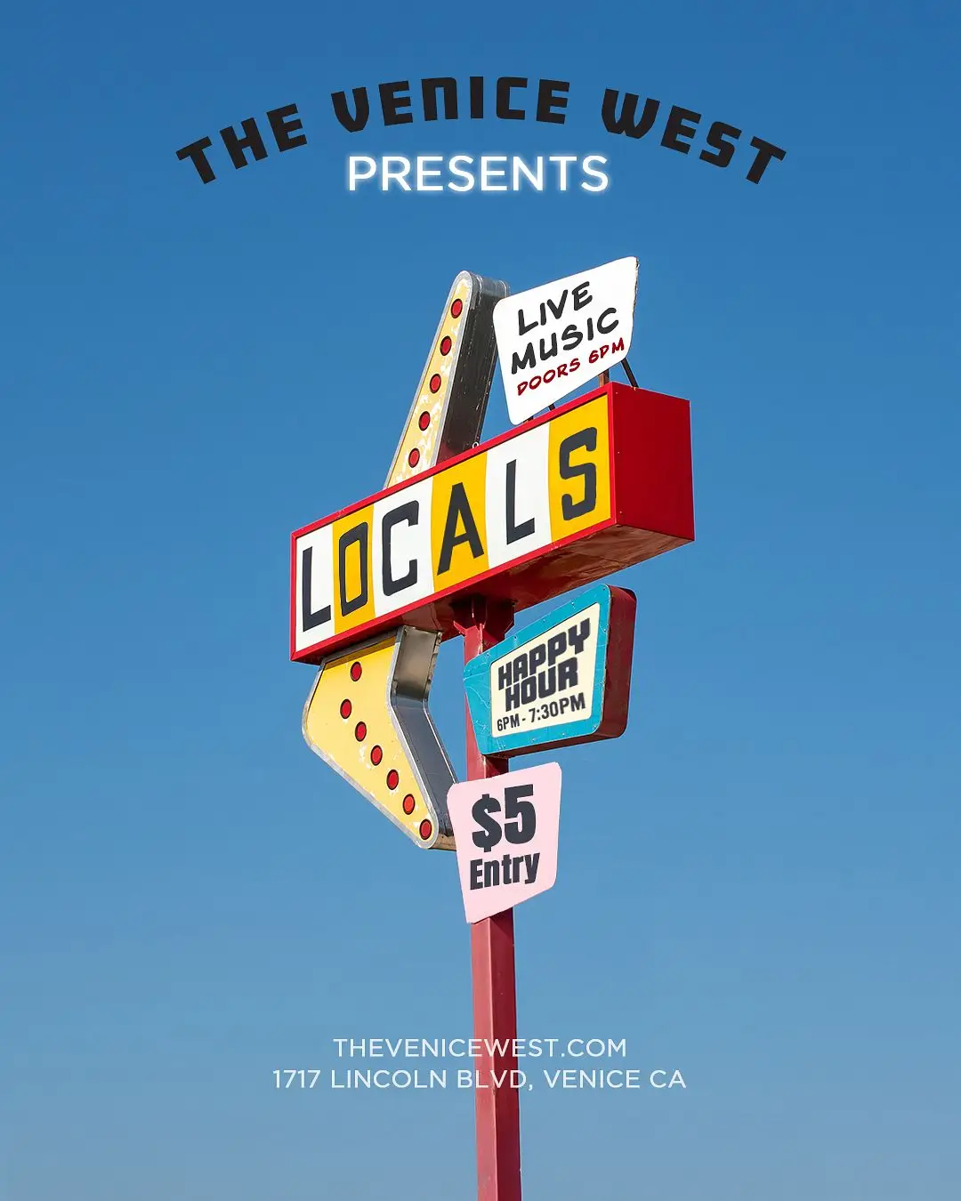 Local's Night w/ Natále, Maffa Rico, The Robinson James Band & Michael Lemmo at The Venice West