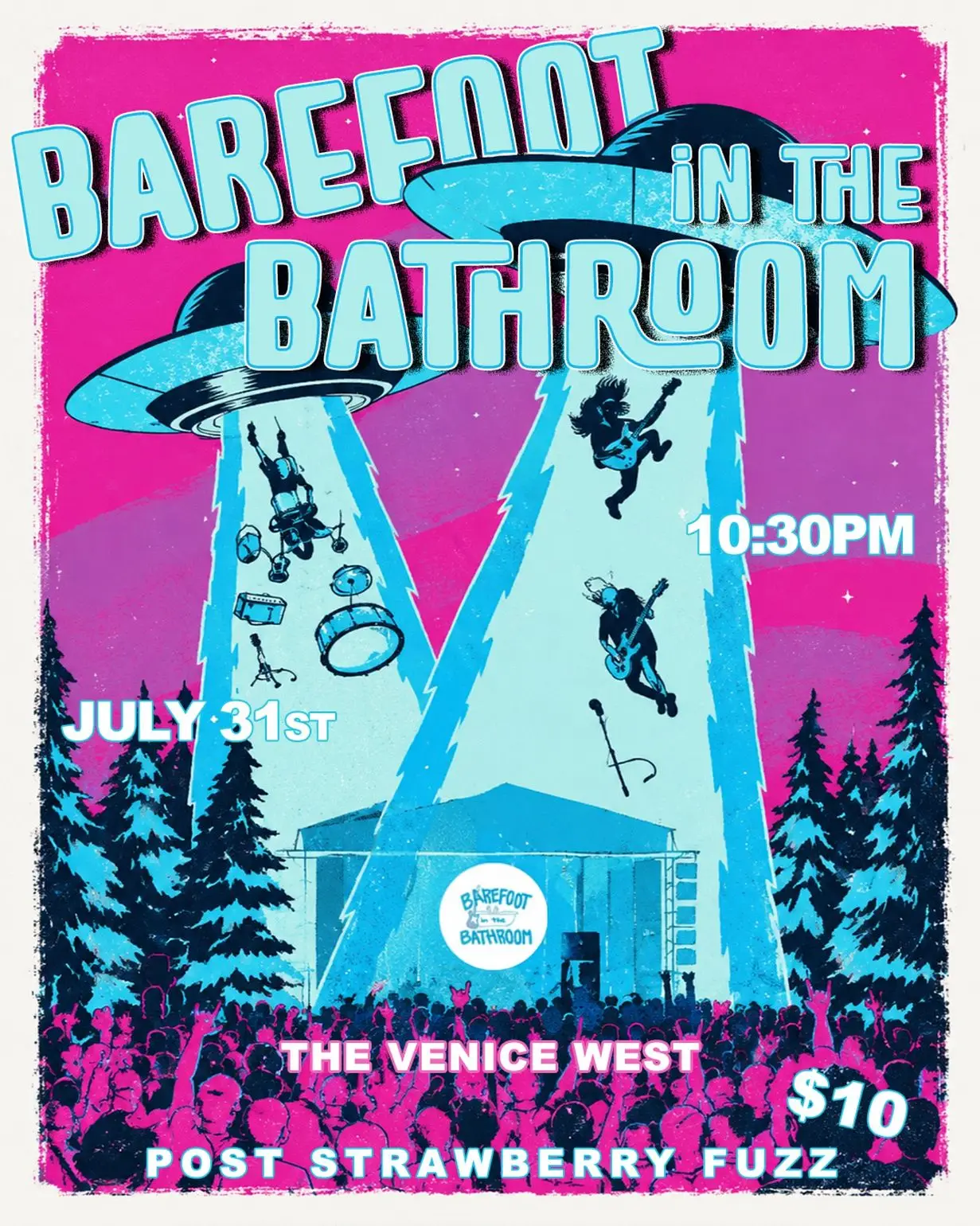 Barefoot in the Bathroom at The Venice West