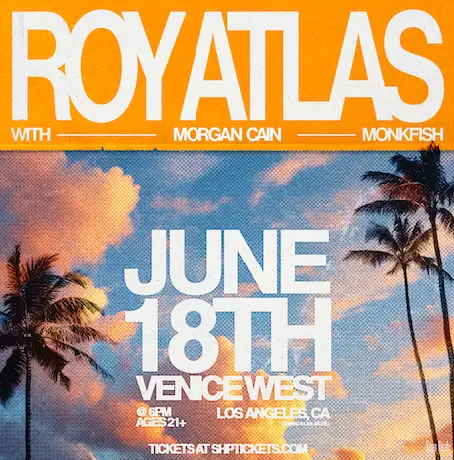 Roy Atlas w/ Morgan Cain & Monkfish Band