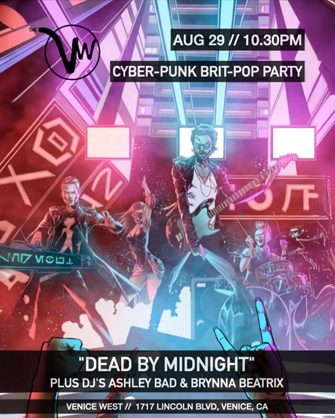 Dead By Midnight at The Venice West