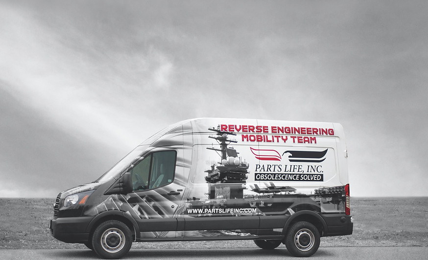 Parts Life's Reverse Engineering Mobility Team Van