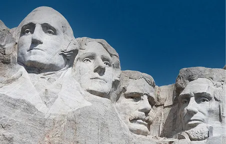Mount Rushmore, with its presidential heads carved in stone, is a must-see destination in the Midwest Region.