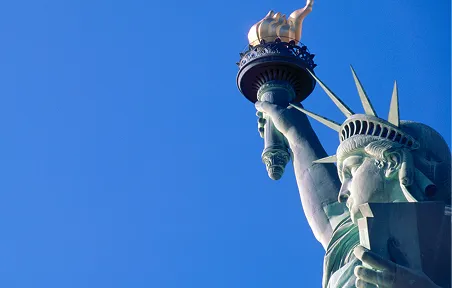 One of the many places to visit in the Northeast Region is the Statue of Liberty in New York City.