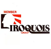 Engraving with a man’s profile and the Iroquois Group logo that was presented to Iroquois Group Members in the early 1980s.