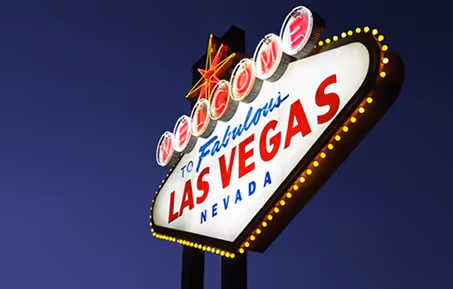 A popular tourist destination in the Southwest Region is Las Vegas, known for it’s resorts, casinos and neon lights.