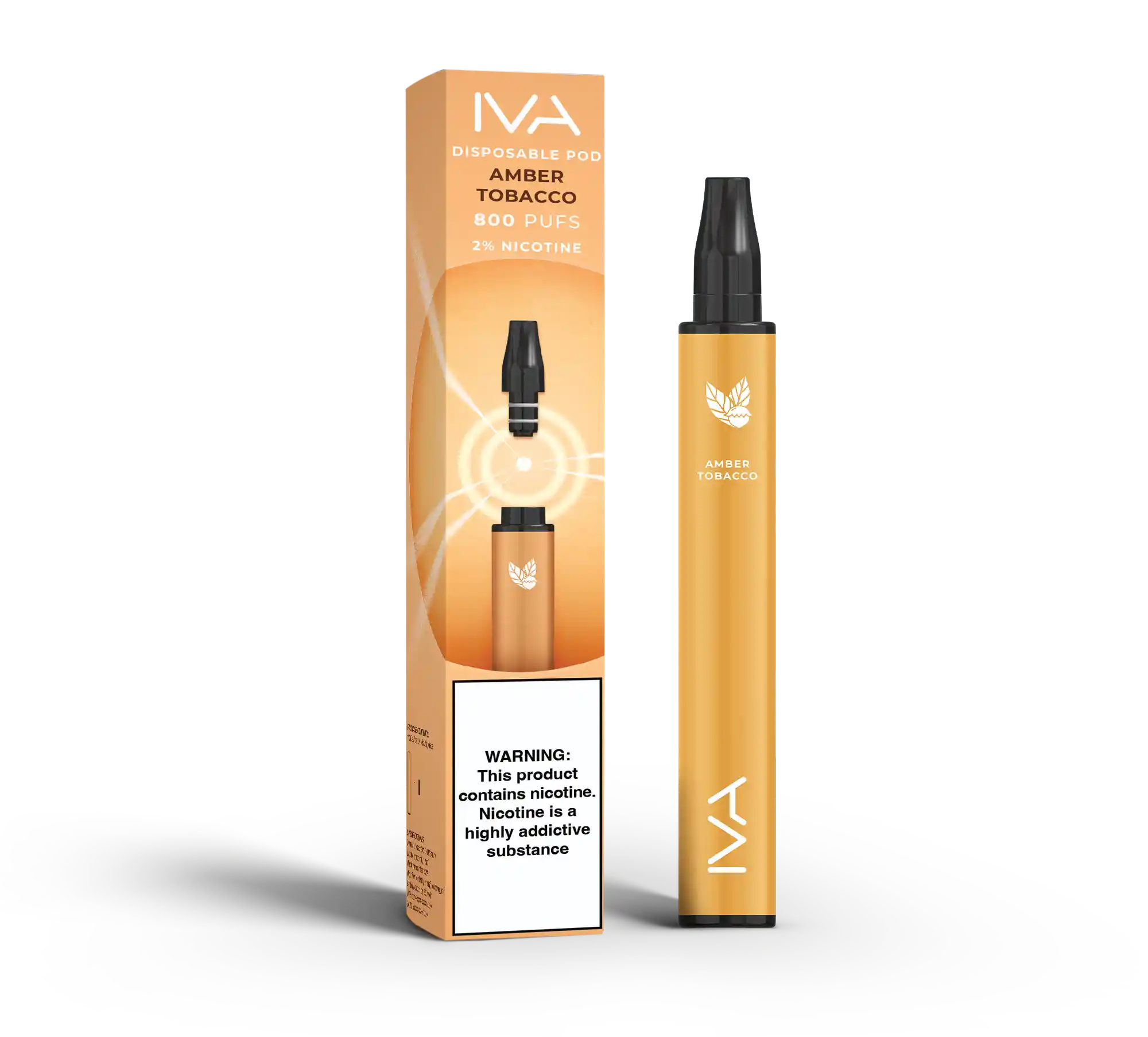 IVA Disposable Vape Amber Tobacco
