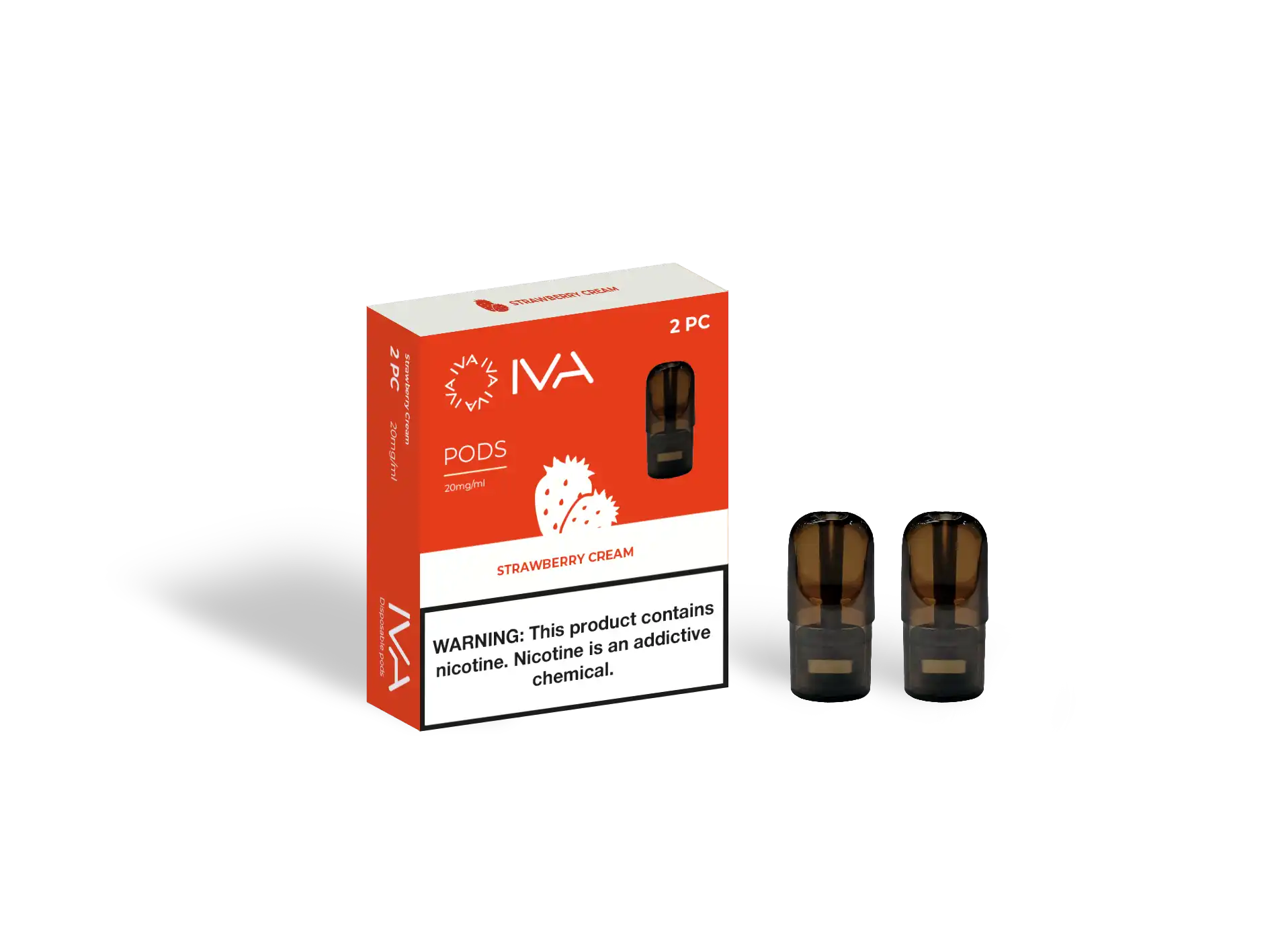 IVA Rechargeable Strawberry Cream