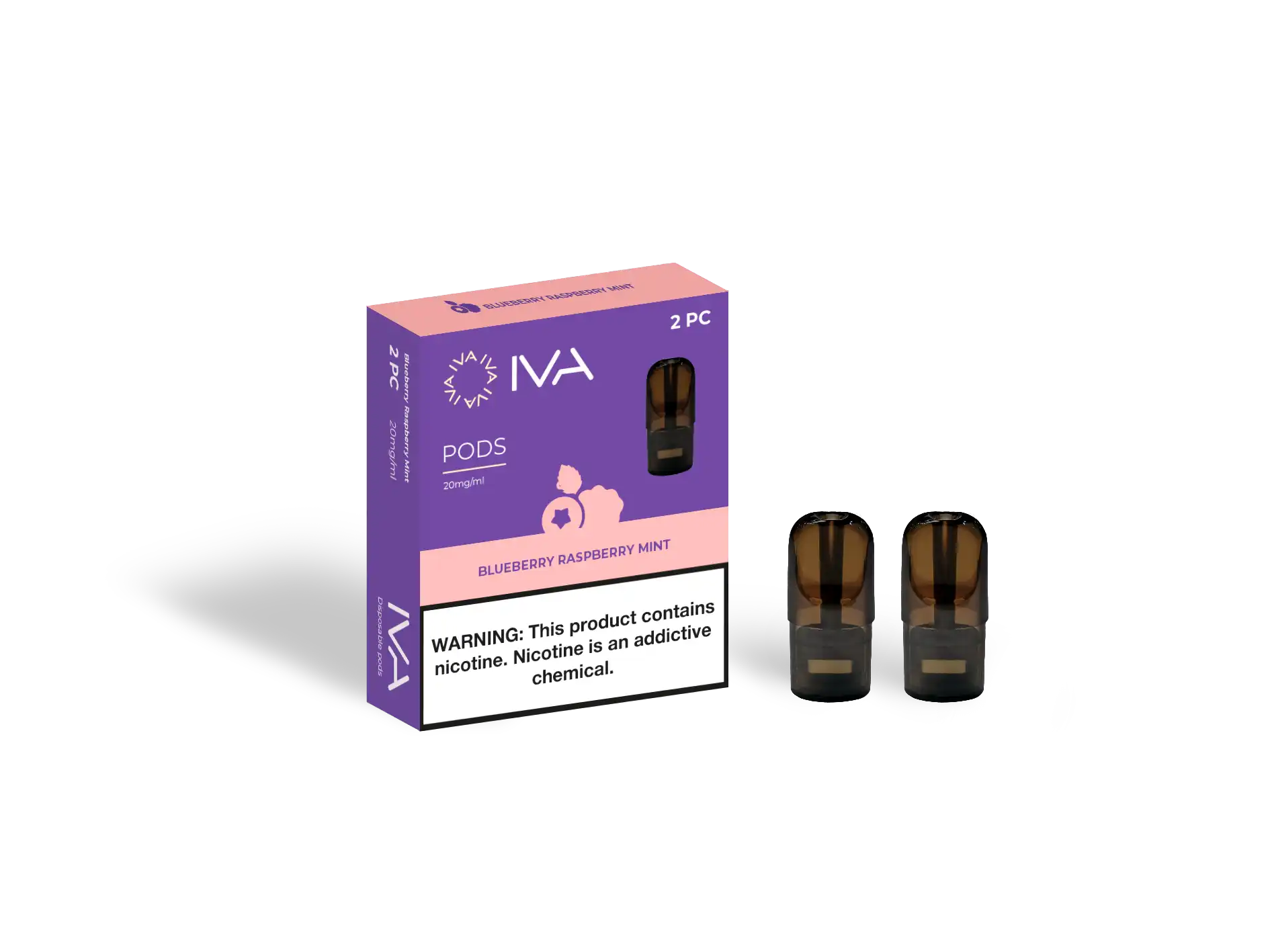 IVA Rechargeable Blueberry Raspberry Mint