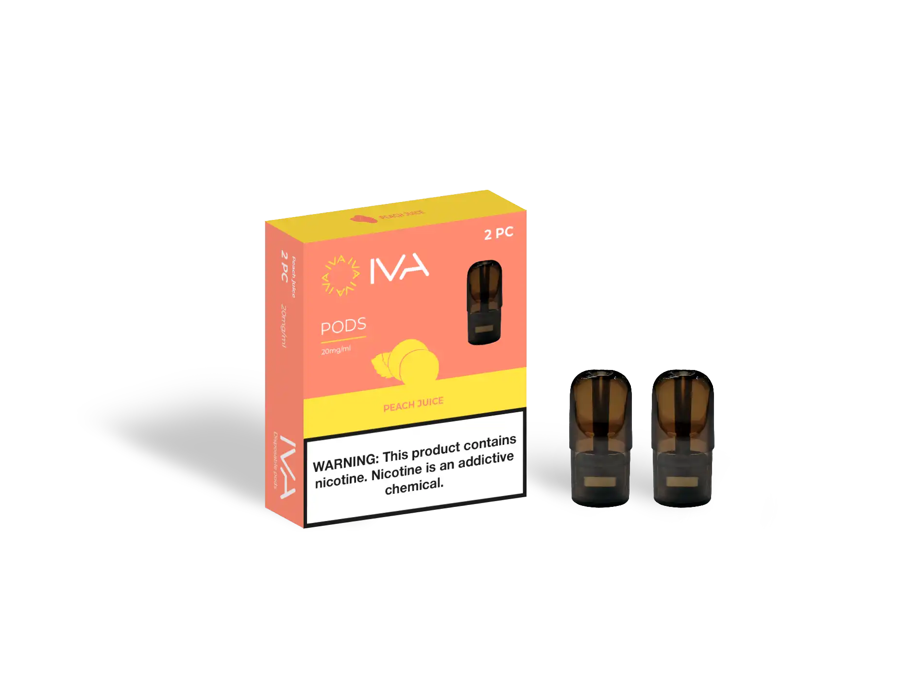 IVA Rechargeable Peach Juice