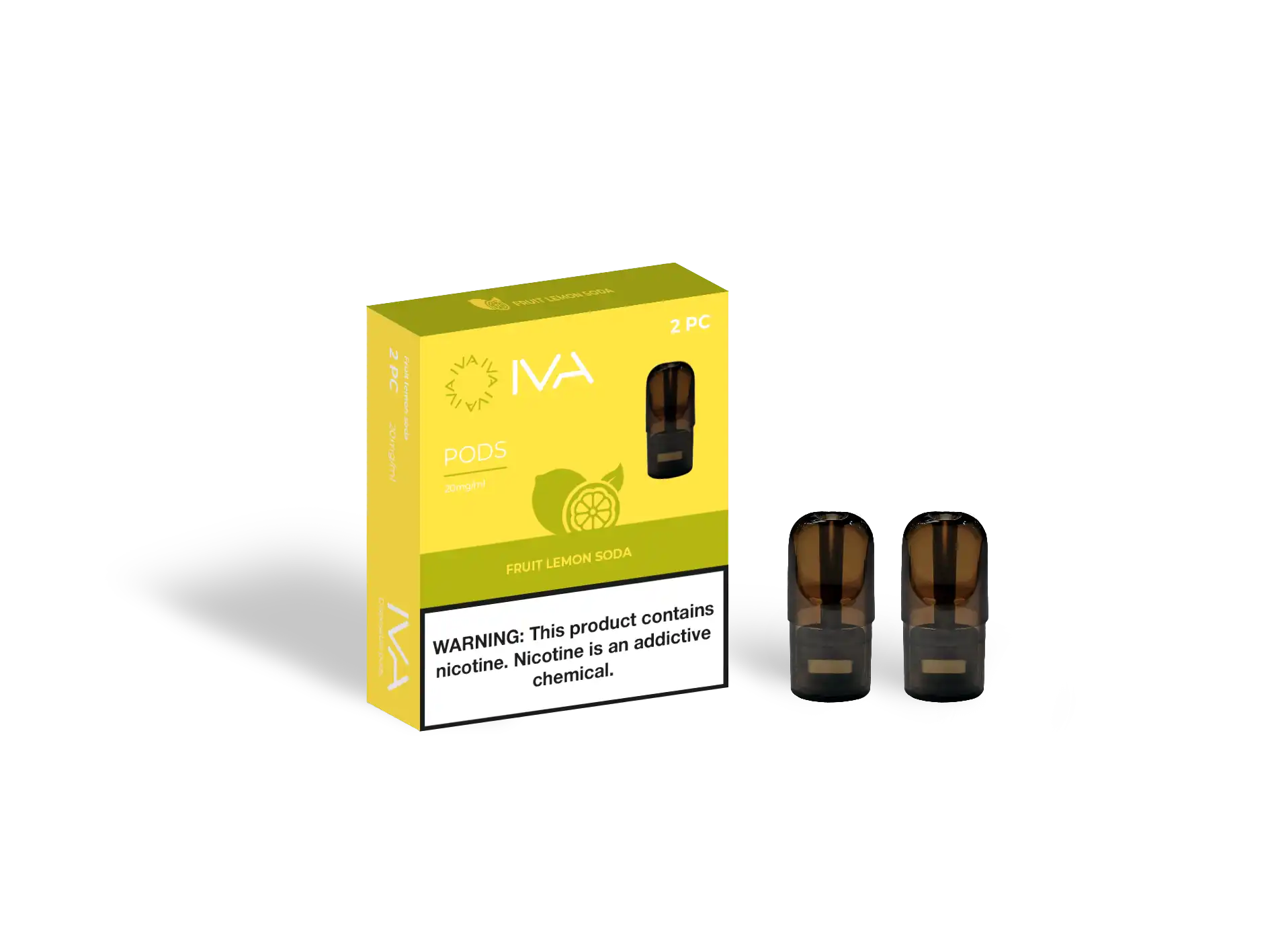 IVA Rechargeable Fruit Lemon Soda