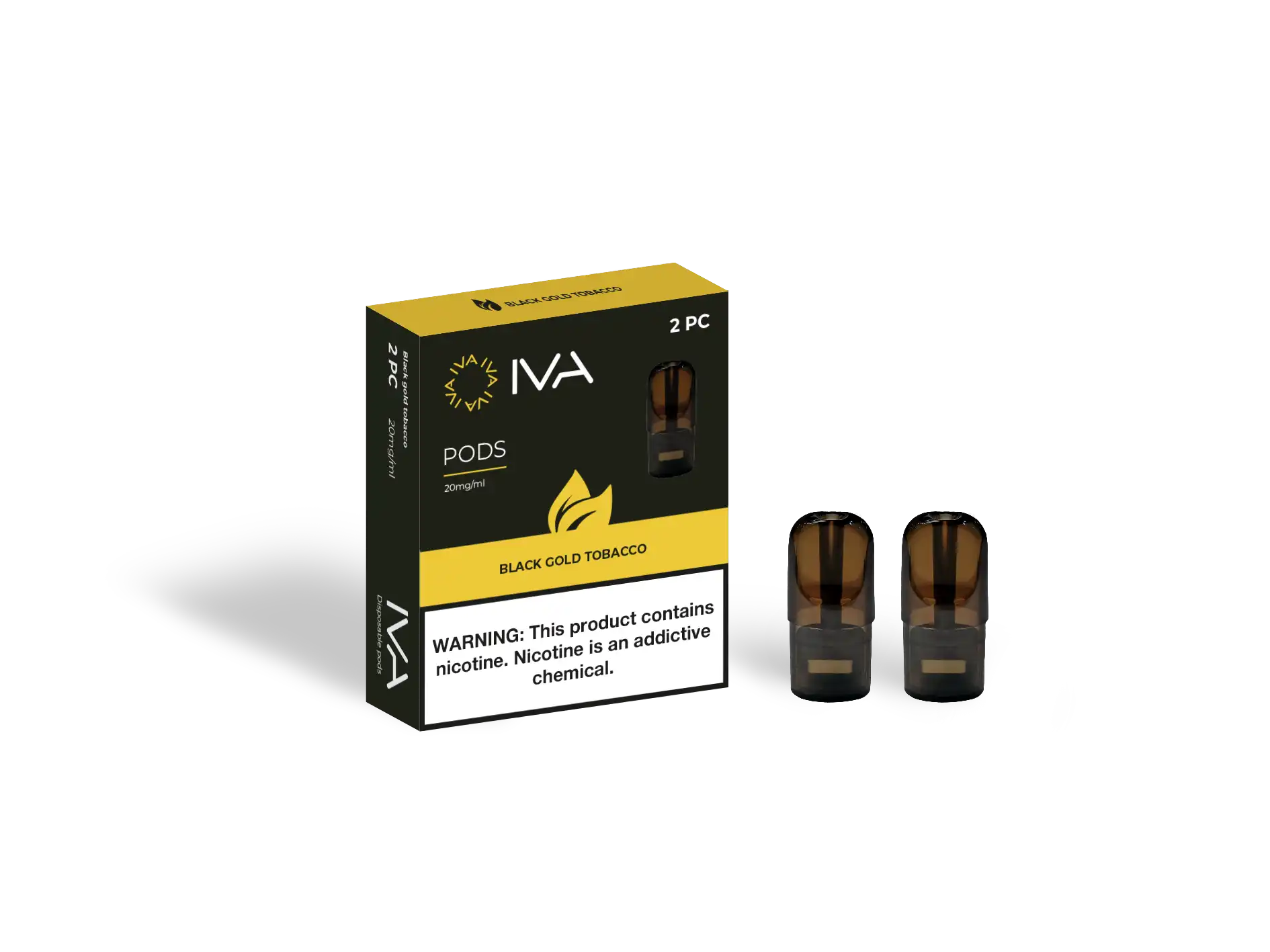 IVA Rechargeable Black gold tobacco