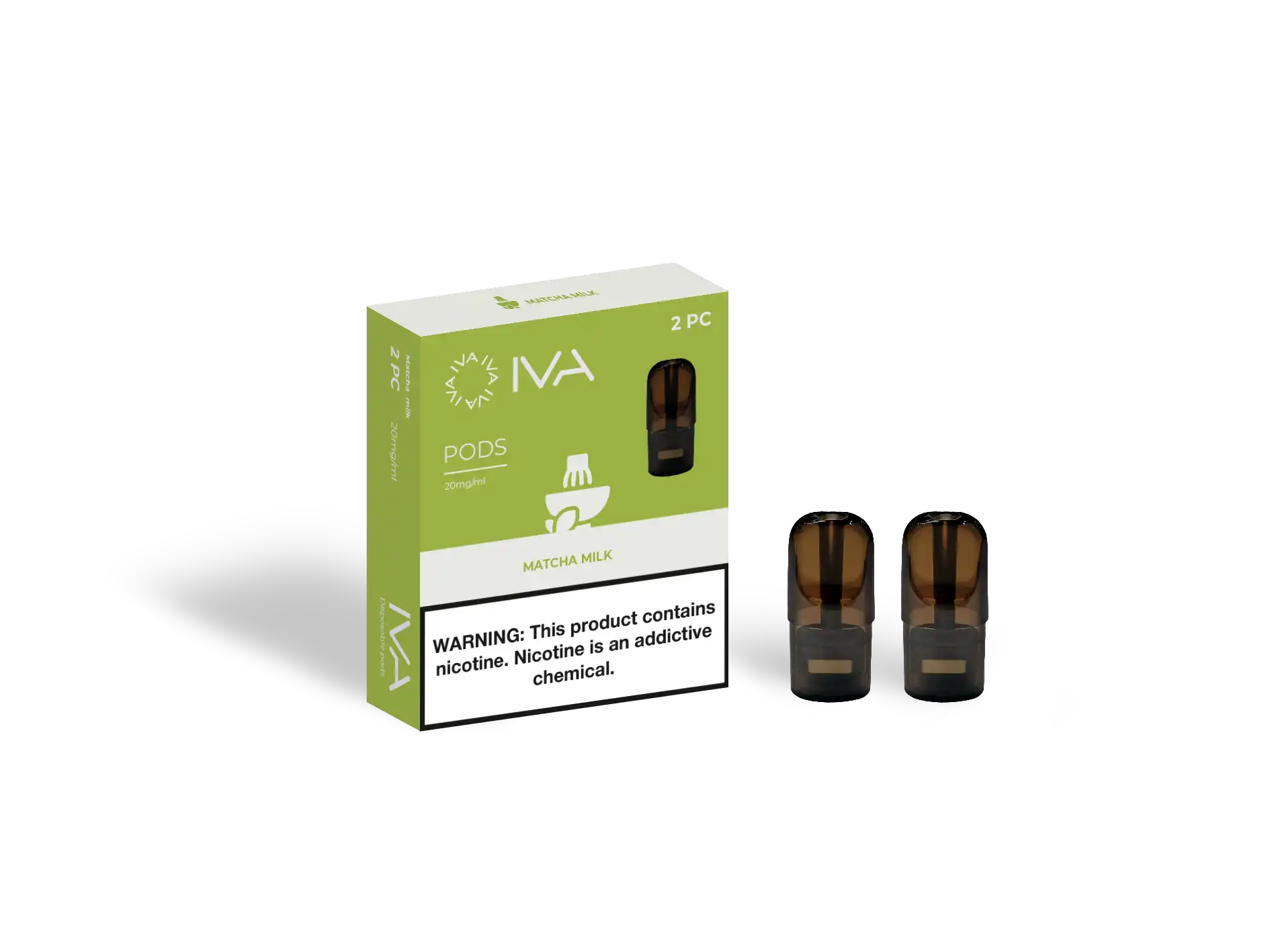 IVA Rechargeable Matcha milk