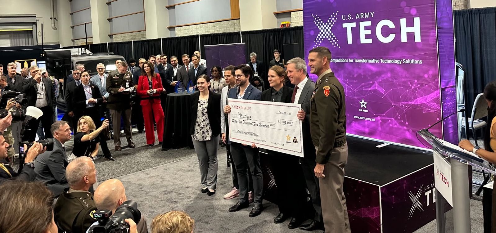 Mesodyne wins ARMY xTech Disrupt Competition