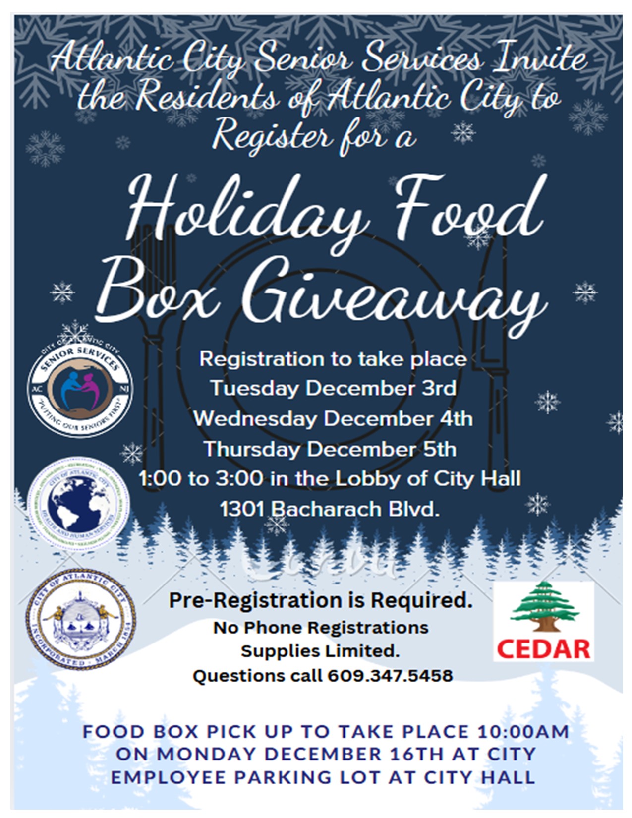 Atlantic City Hosts Successful Holiday Food Box Giveaway