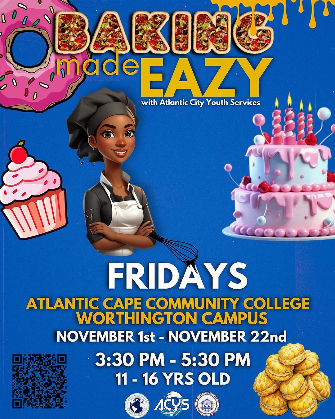 Baking Made Eazy Program Kicks Off at Atlantic Cape Worthington Campus