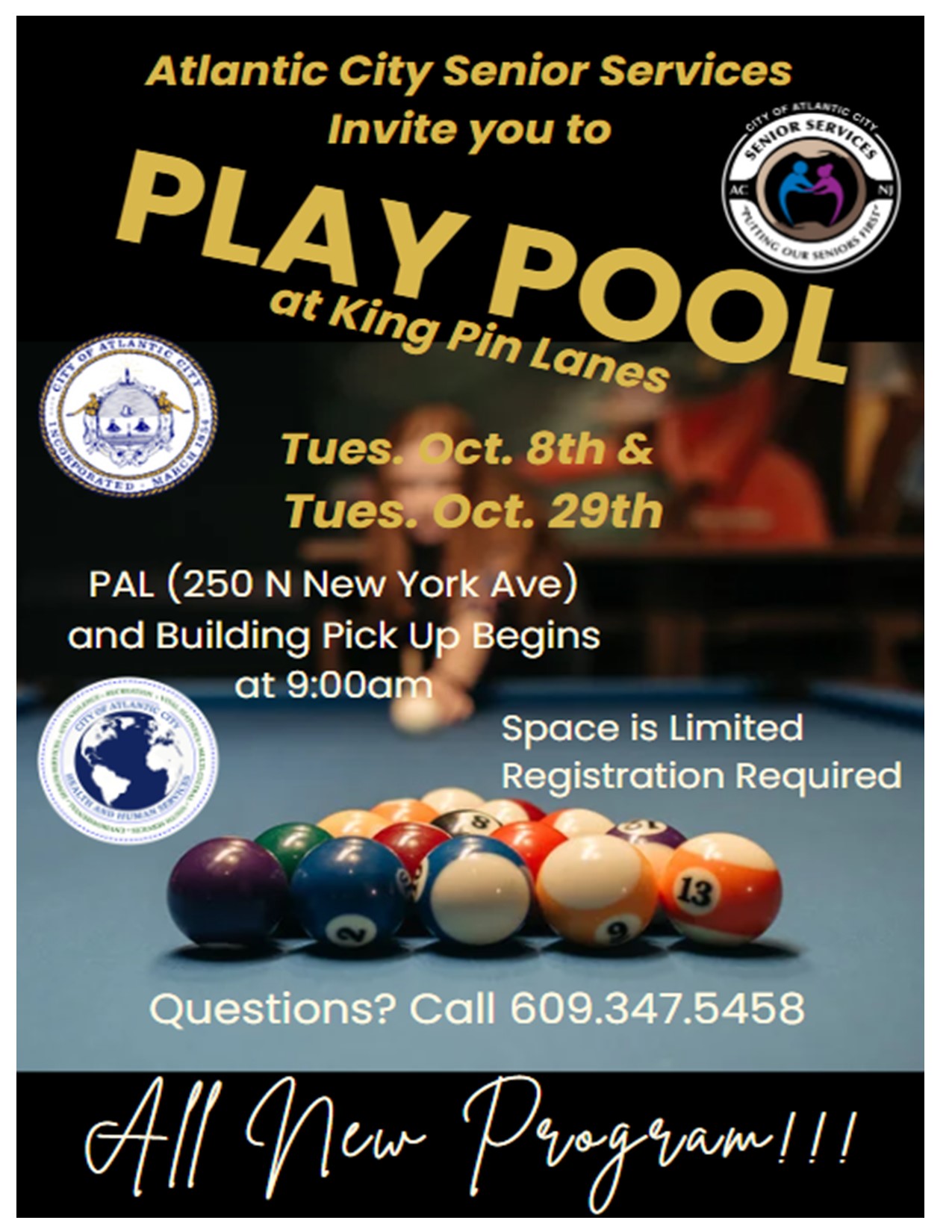 Atlantic City Seniors Enjoyed Fun and Social Pool Program