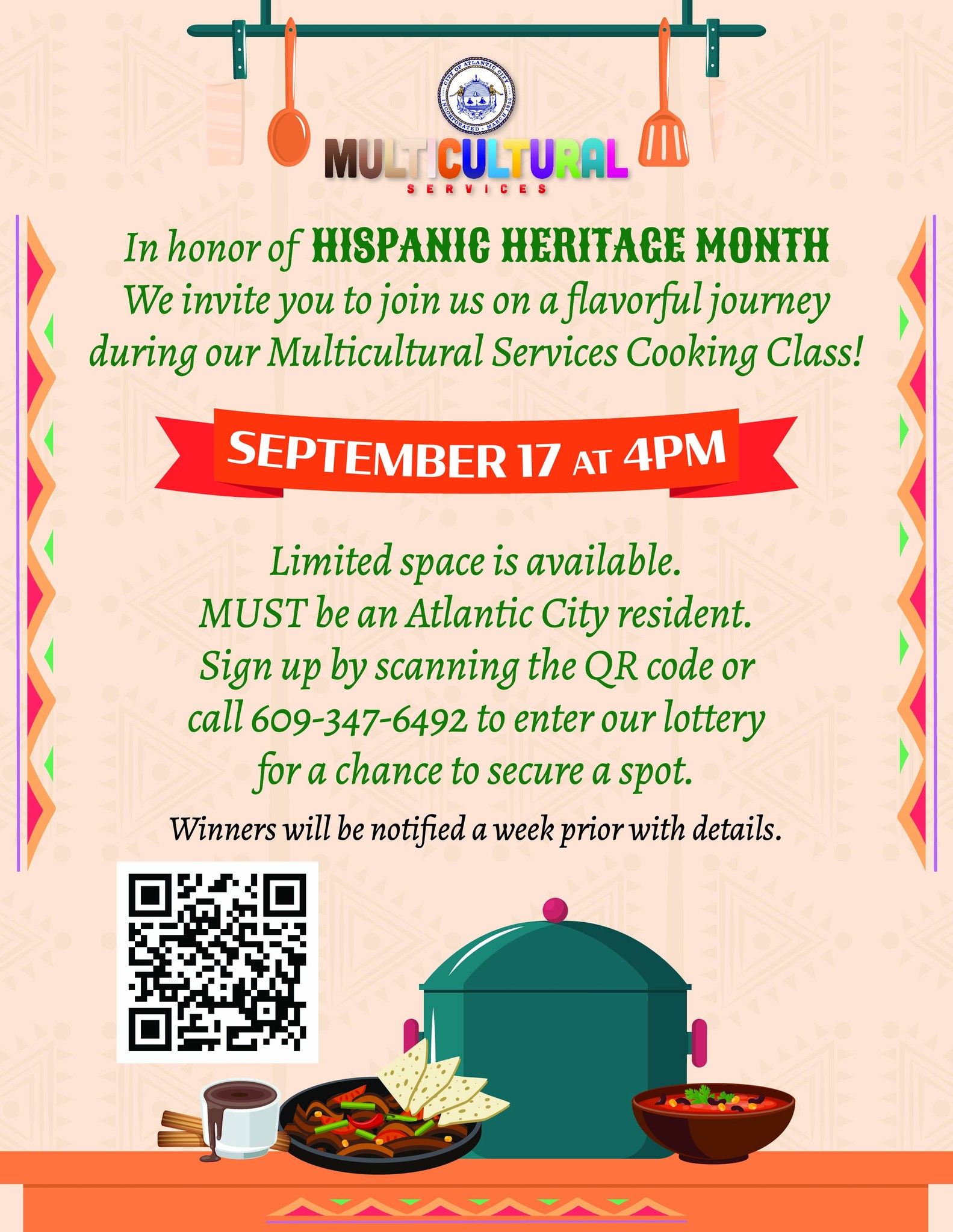 Multicultural Services Cooking Class Celebrates Hispanic Heritage Month