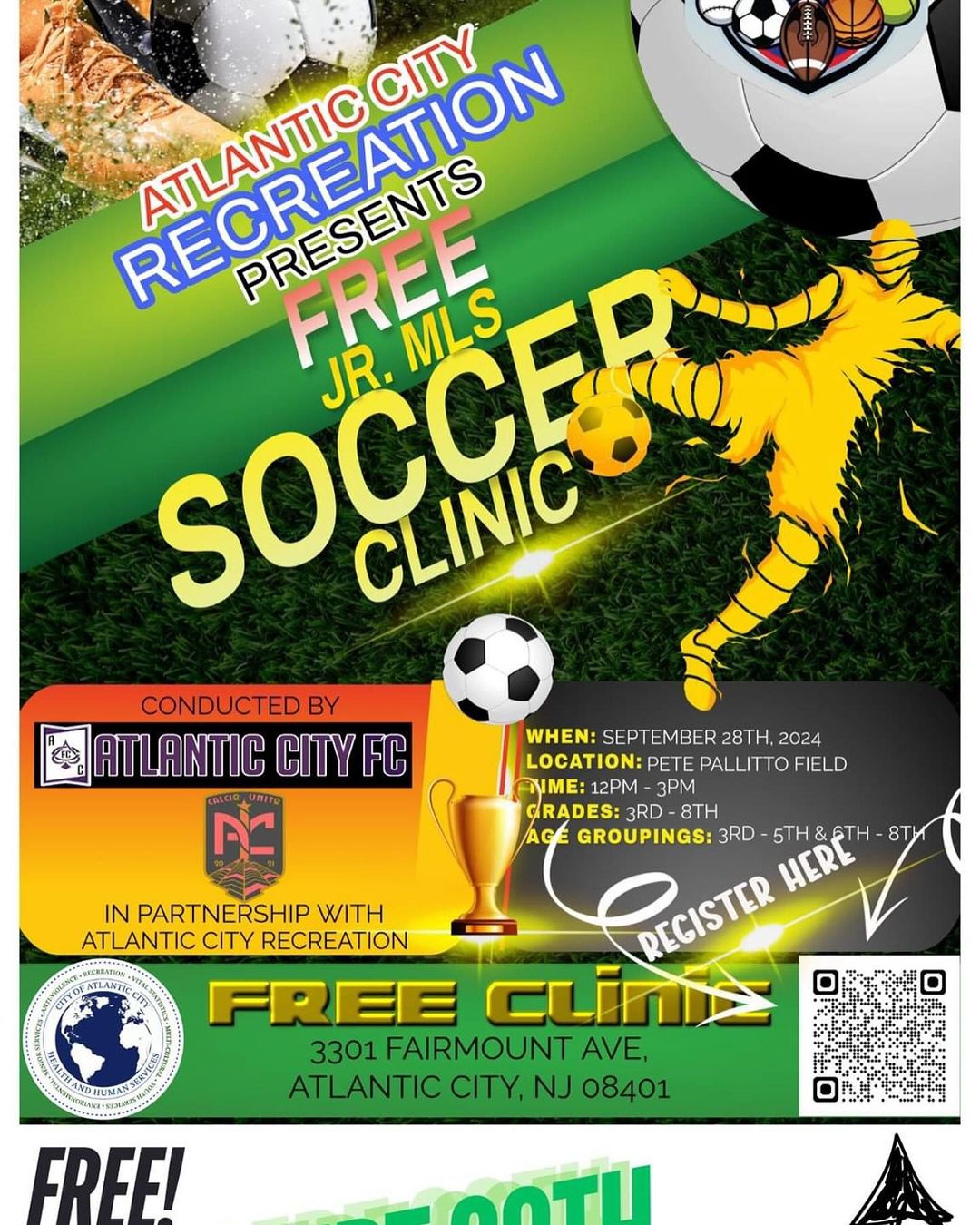 Second Soccer Clinic a Huge Success in Atlantic City