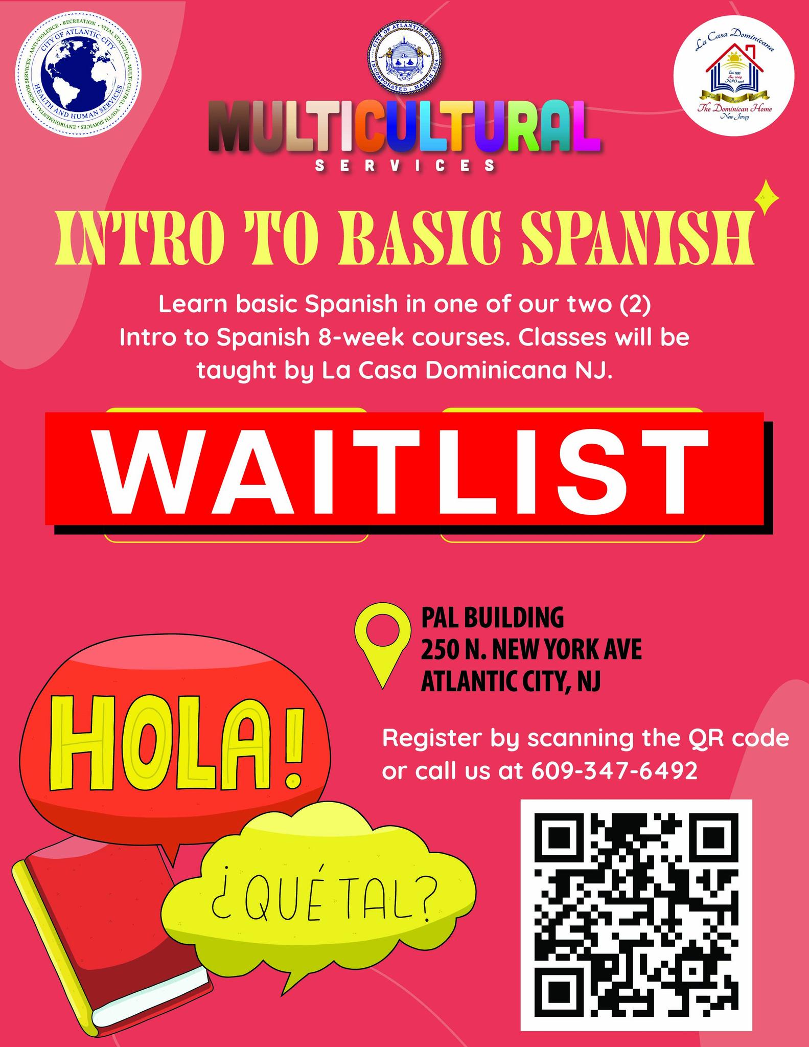 Spanish Classes Full, But Waitlist Now Open!