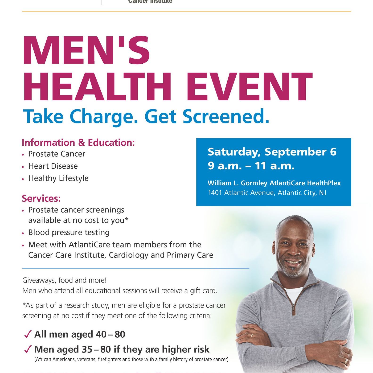 Take Charge of Your Health at the Men’s Wellness Event