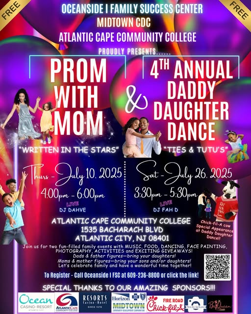 Prom with Mom and Daddy-Daughter Dance Light Up Atlantic City This July