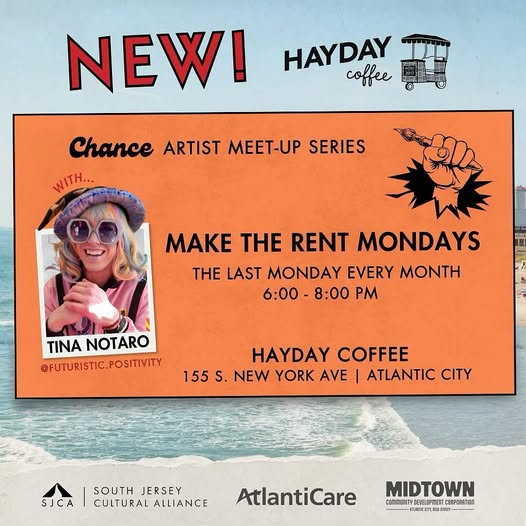 Make the Rent Mondays: Monthly Artist Meet-Ups Launch at Hayday Coffee