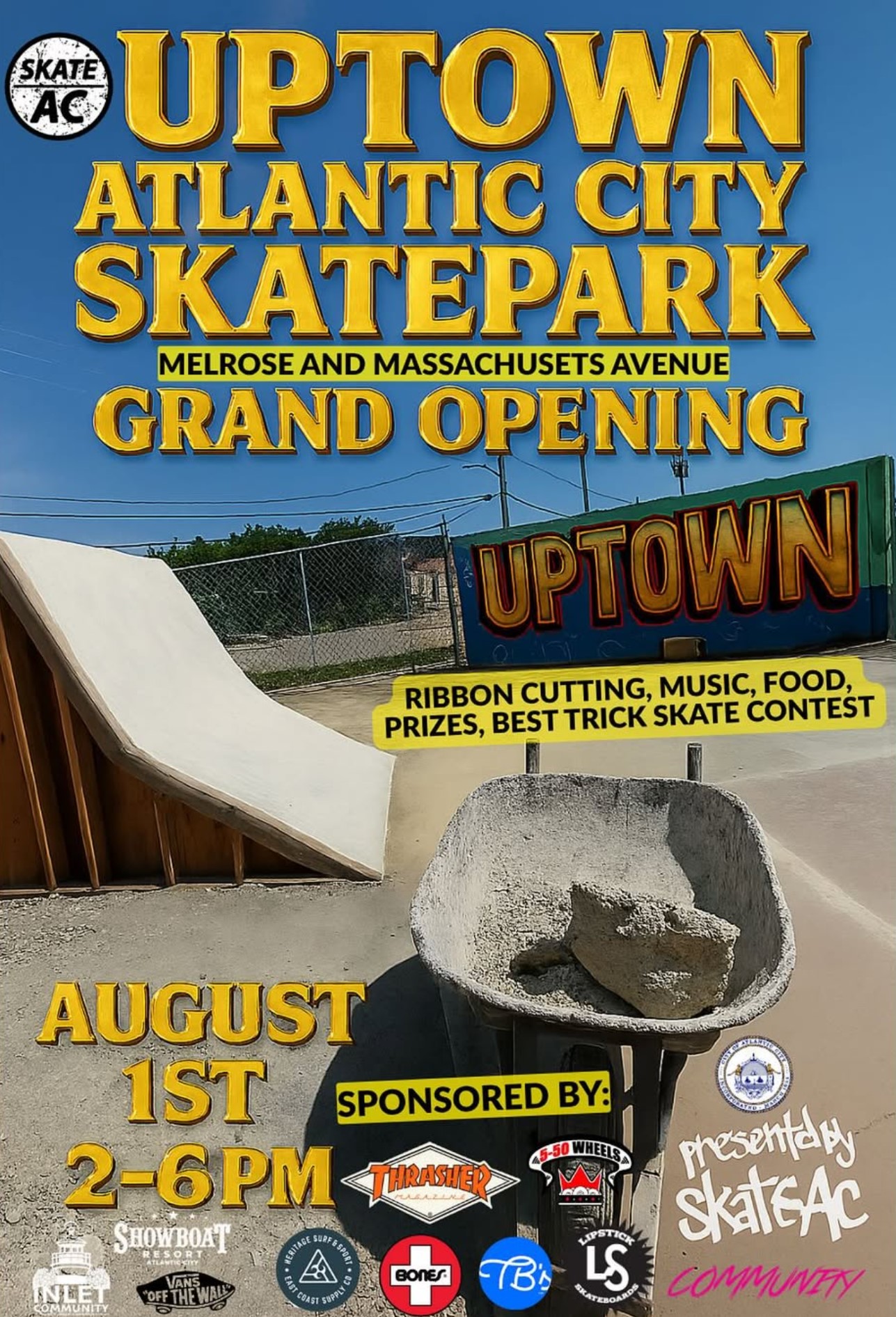 Uptown Atlantic City Skatepark Grand Opening Celebration