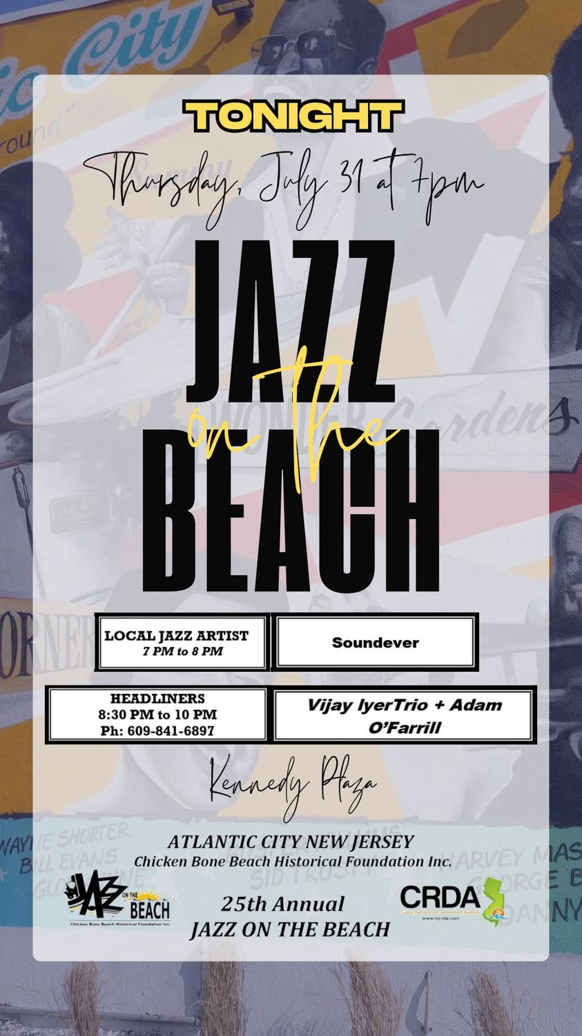  25th Annual Jazz on the Beach Lights Up Atlantic City Tonight