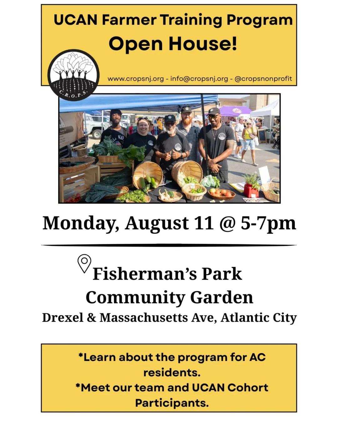 UCAN Farmer Training Program Hosts Open House at Fisherman’s Park
