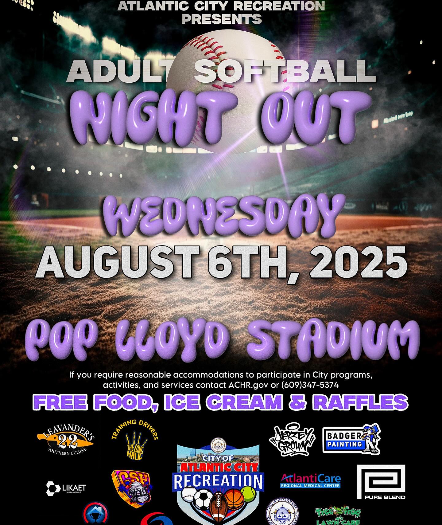 Community Under the Lights: Adult Softball Night Out at Pop Lloyd