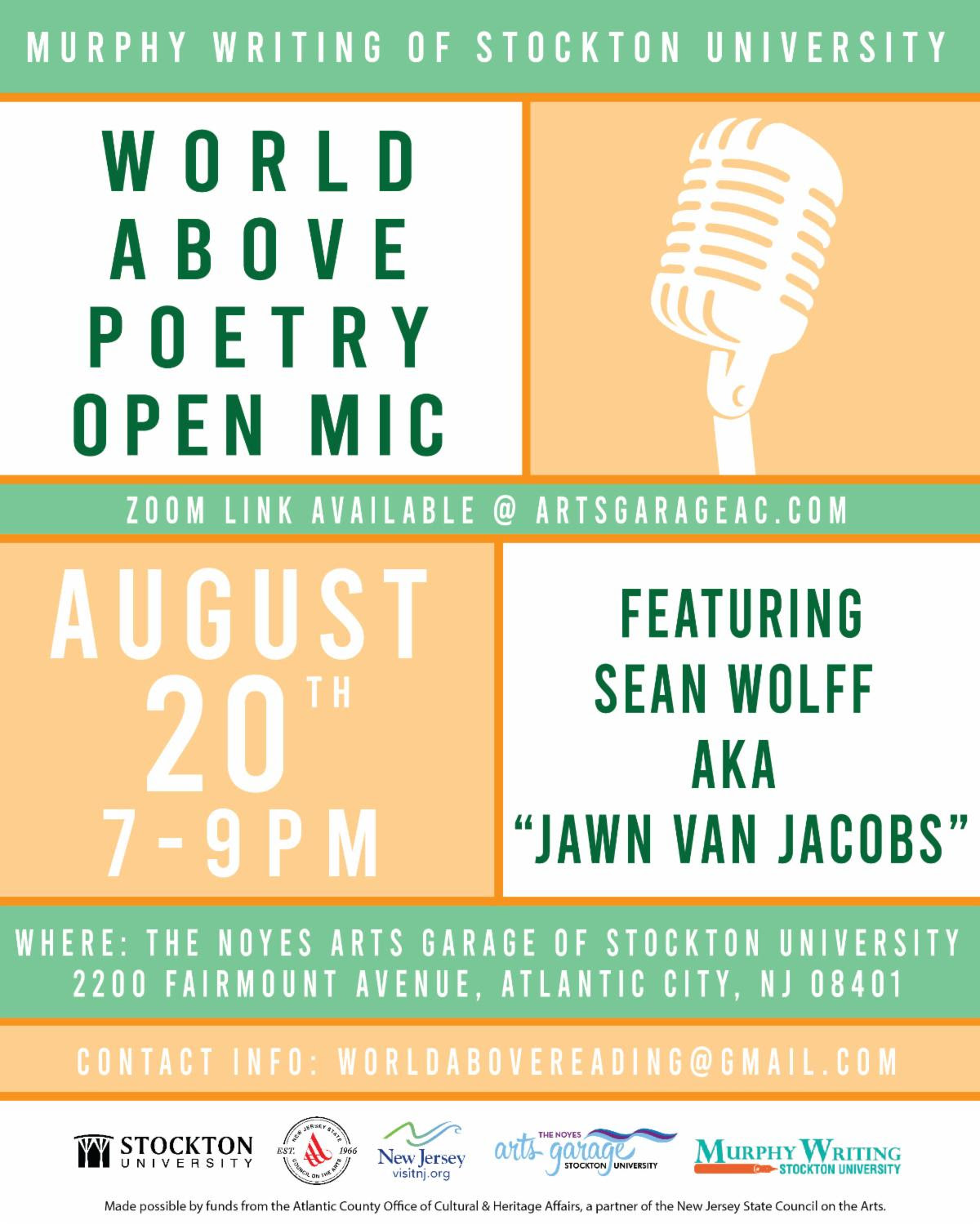 Voices Rise: World Above Poetry Open Mic Returns This August