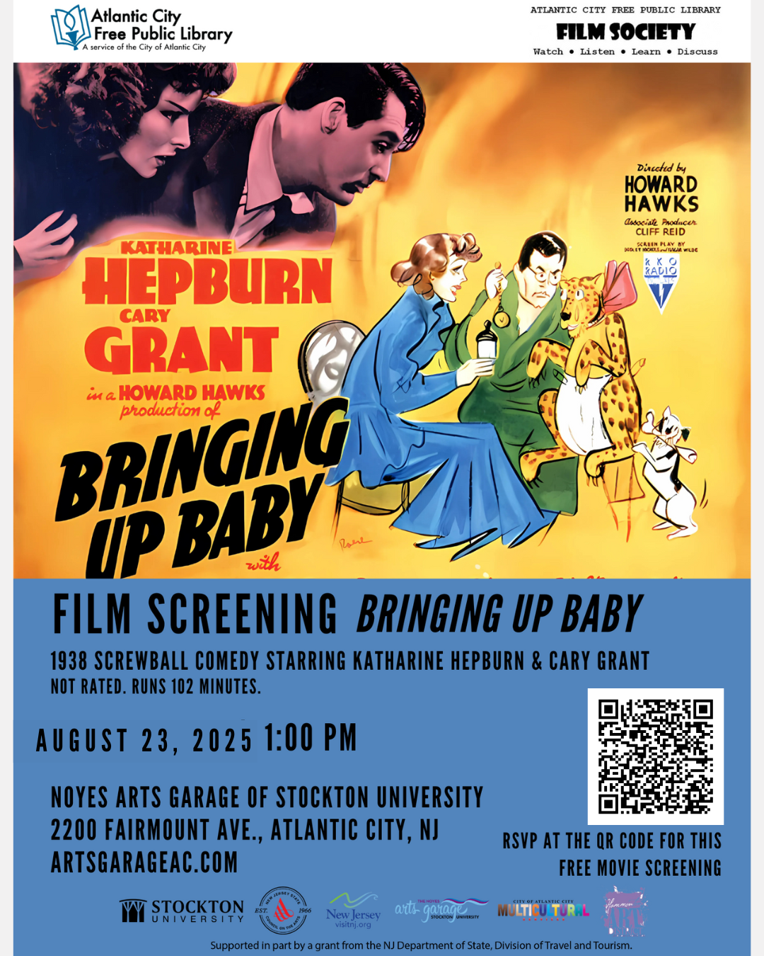 Rediscovering Screwball Comedy: Bringing Up Baby Film Screening & Talk