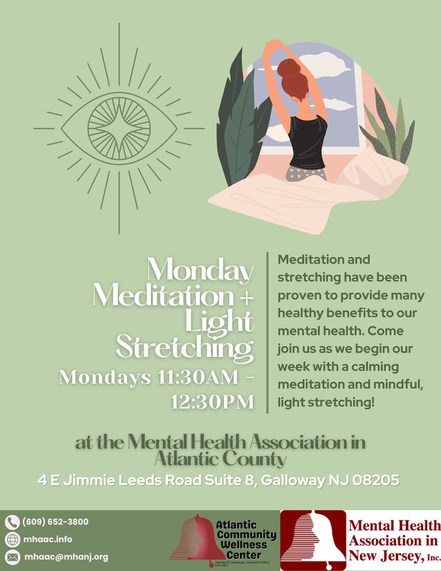 Mental Health Association Hosts Weekly Meditation and Stretching Sessions