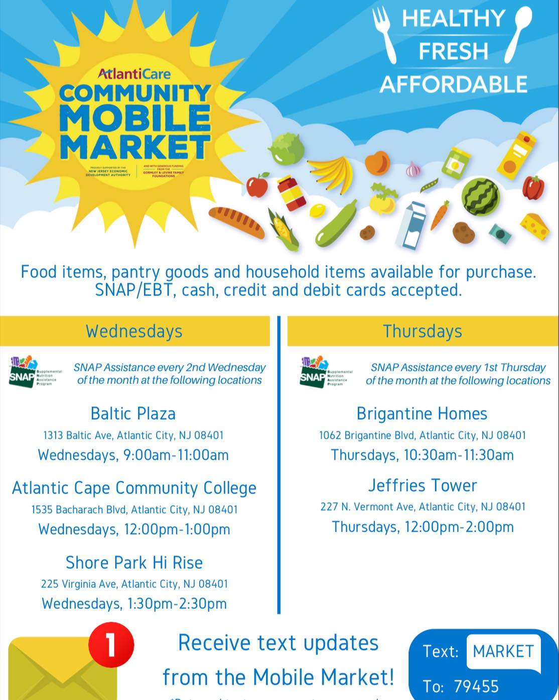 AtlantiCare Community Mobile Market Brings Healthy and Affordable Food to Local Neighborhoods