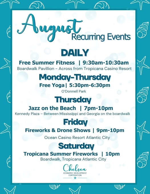Experience Atlantic City: Free August Events All Month Long