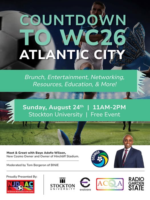 Atlantic City Hosted Countdown to WC26 at Stockton University