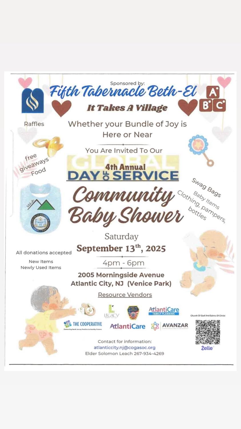 Community Baby Shower to Support Families in Atlantic City