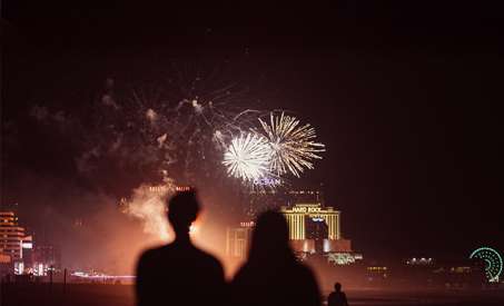 Tropicana Atlantic City Summer Fireworks Light Up the Boardwalk